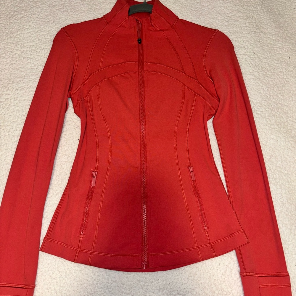 Lululemon Athletica Vibrant Red Utility Jacket